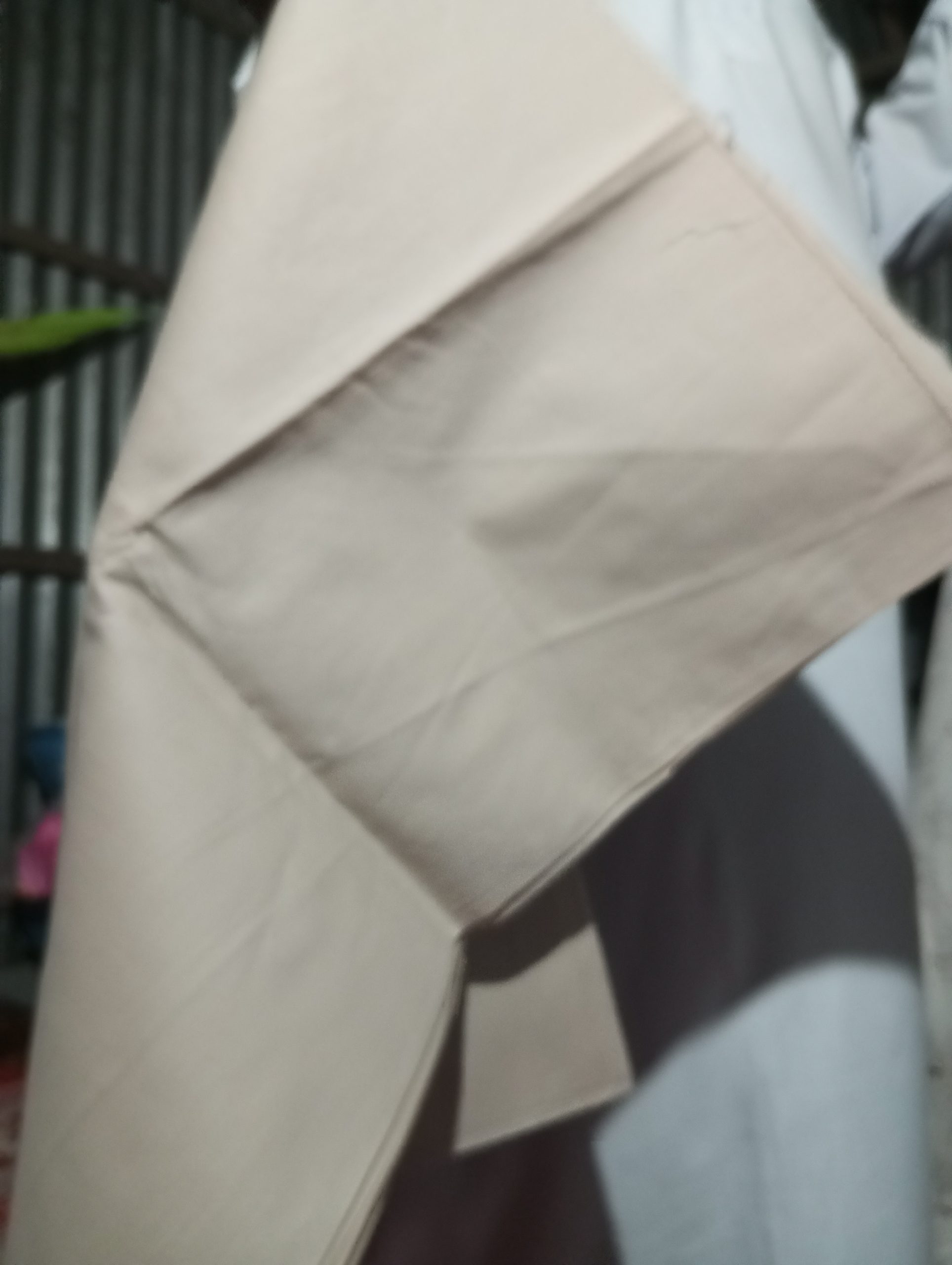 লেডিস প্রিমিয়াম কটন থ্রি-পিস – অফ-হোয়াইট উইথ মাল্টিকালার দোপাট্টা - Image 4